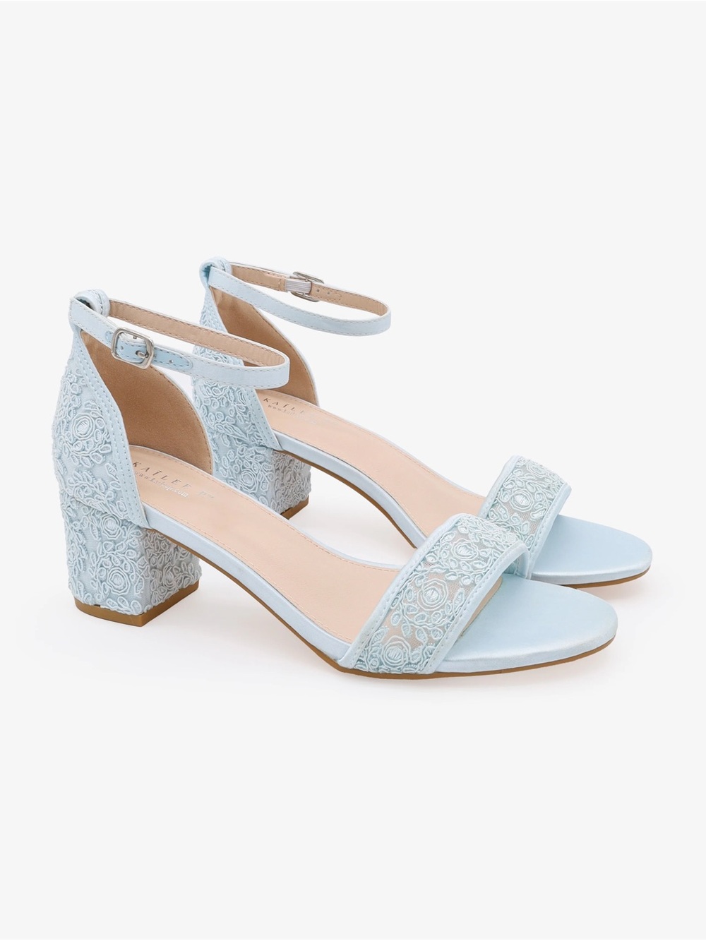 Kailee P lace wedding heels brand new